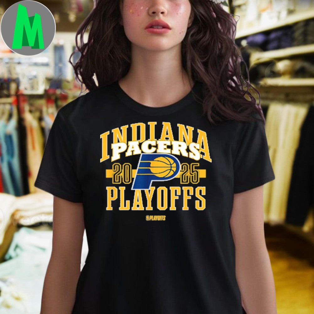 Charcoal Indiana Pacers 2025 Playoffs NBA Basketball Shirt