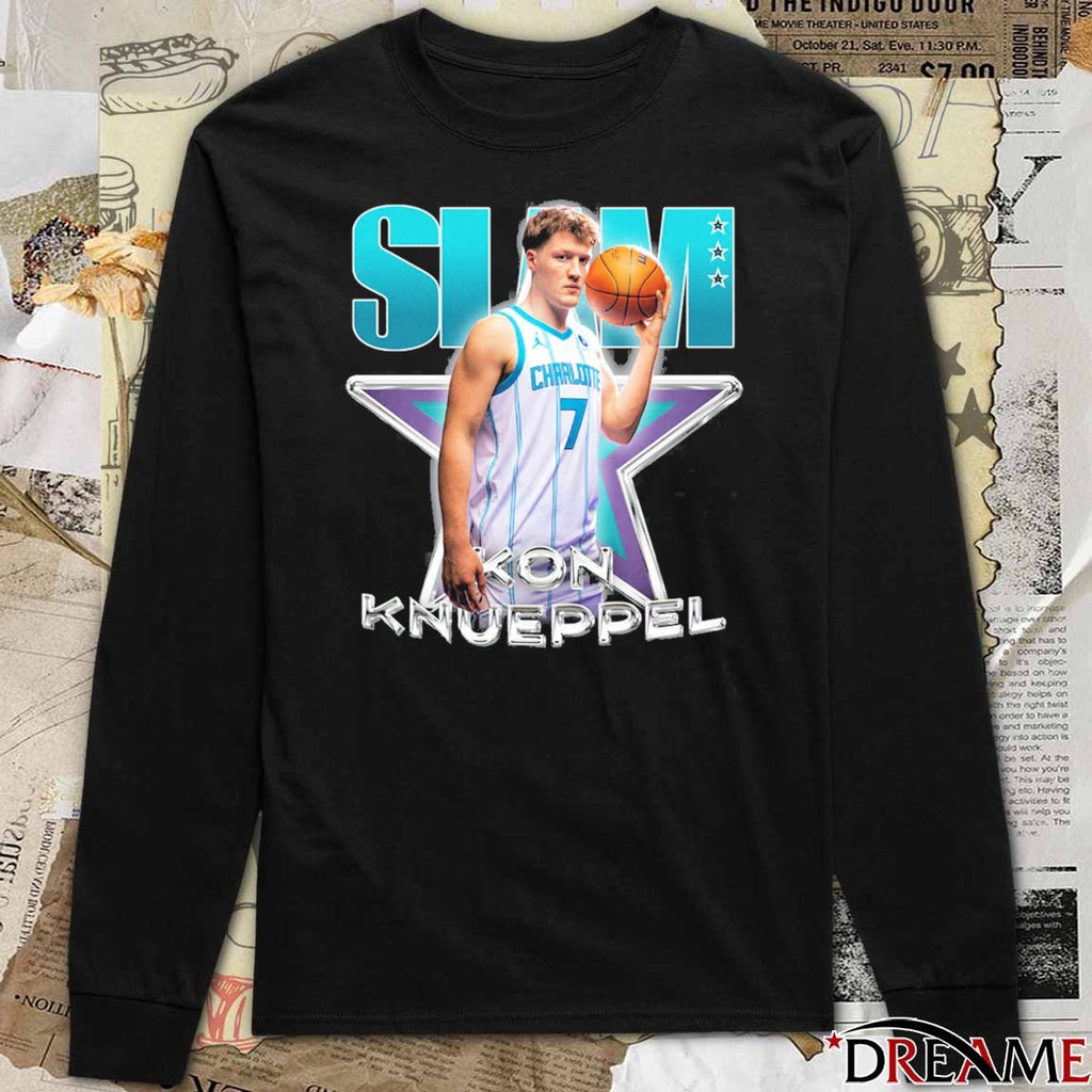 Charlotte Hornets Kon Knueppel Remix 2026 SLAM t-shirt