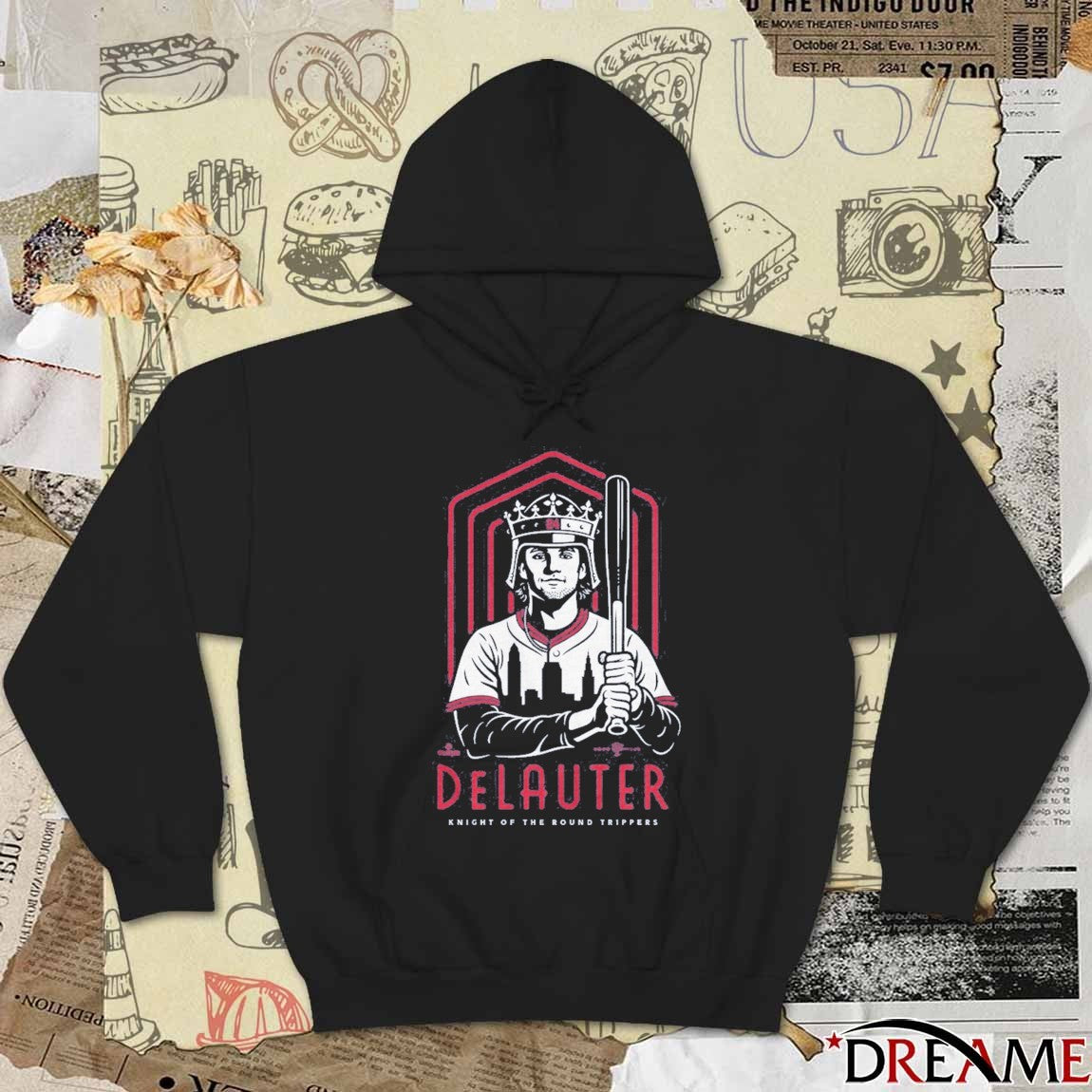 Chase DeLauter Knight Of The Round Trippers Cleveland Guardians t-shirt