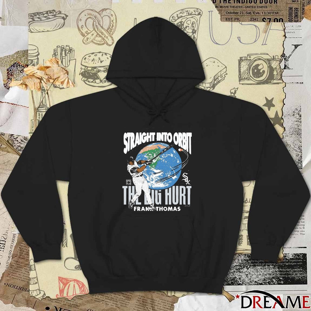 Chicago White Sox Frank Thomas Homage Straight Into Orbit The Big Hurt Player t-shirt