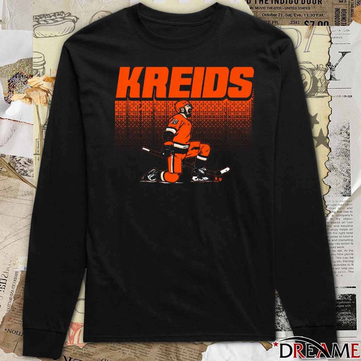 Chris Kreider Anaheim Kreids Anaheim Ducks Hockey t-shirt
