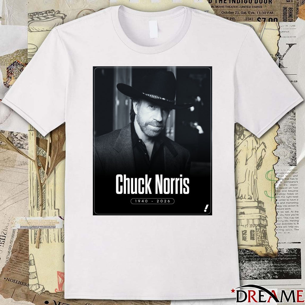 Chuck Norris Has Died At Age 86 1940 – 2026 Yahoo Sports Poster t-shirt
