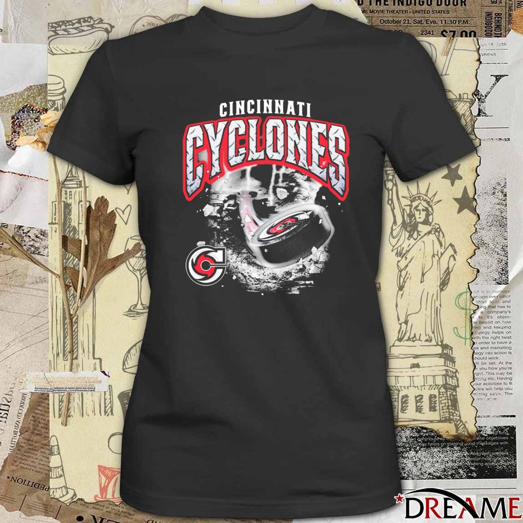 Cincinnati Cyclones Storm Warning NCAA Painting t-shirt
