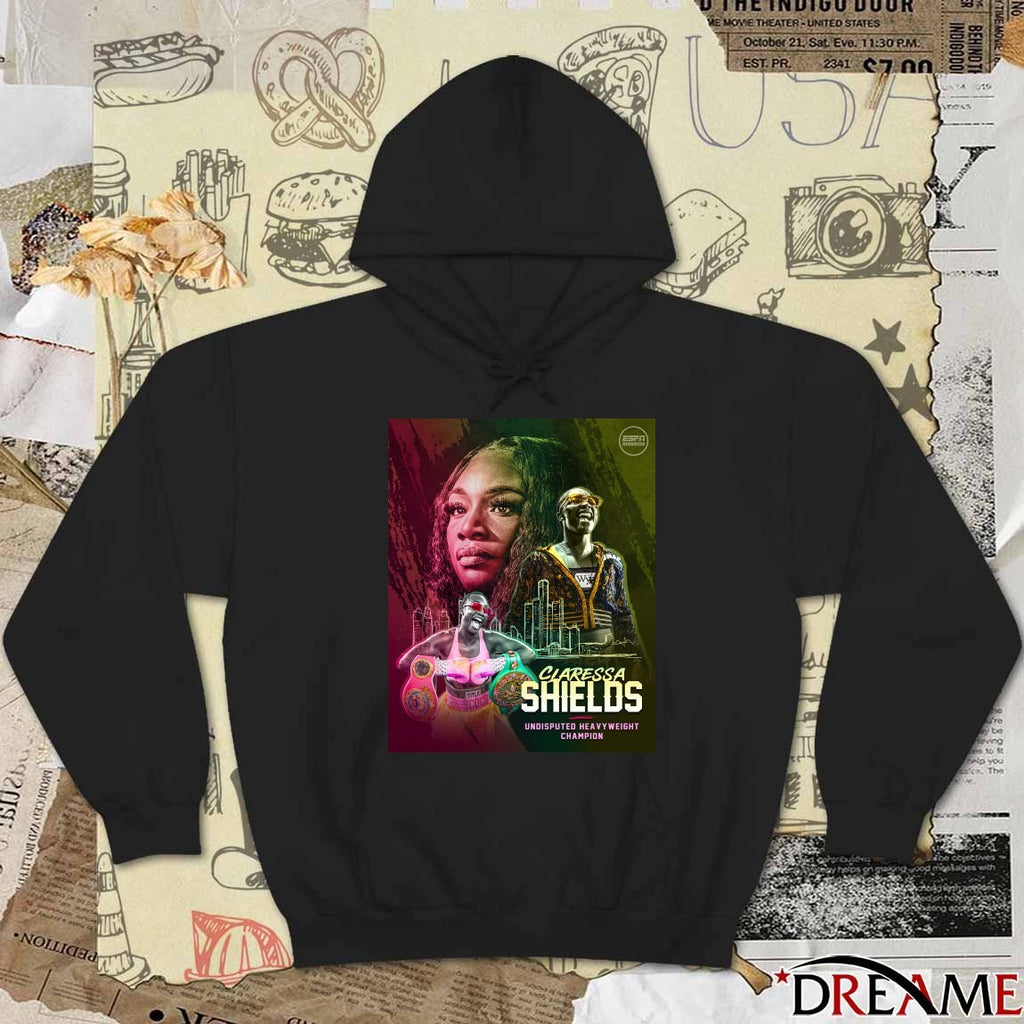 Claressa Shields Undisputed Heavyweight Champion Poster t-shirt