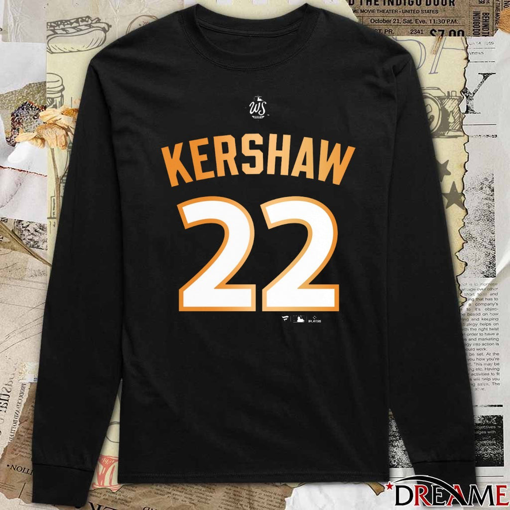 Clayton Kershaw Los Angeles Dodgers 2025 MLB World Series Champions Number 22 t-shirt