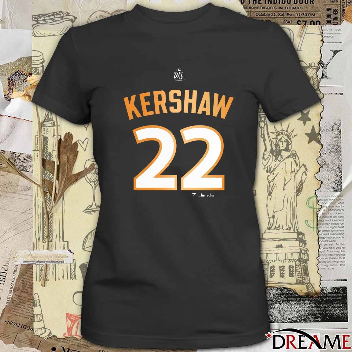 Clayton Kershaw Los Angeles Dodgers 2025 MLB World Series Champions Number 22 t-shirt
