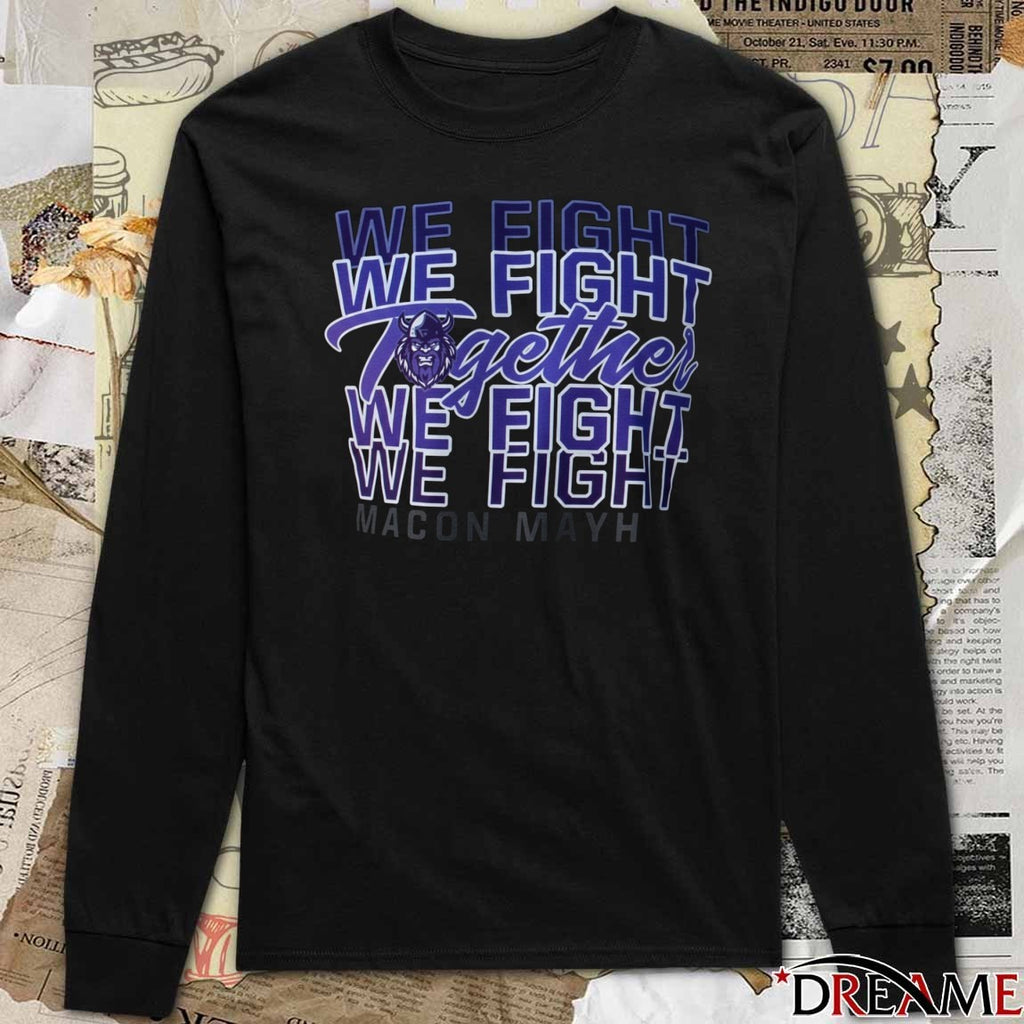 Clear The Benches We Fight Together Cancer Macon Mayhem t-shirt