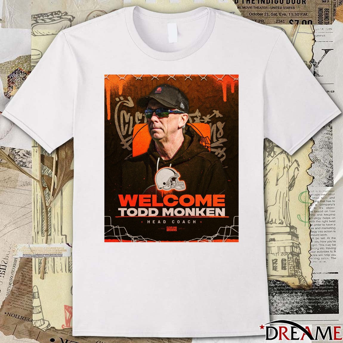 Cleveland Browns Welcome Back To Cleveland Coach Todd Monken Head Coach Poster t-shirt