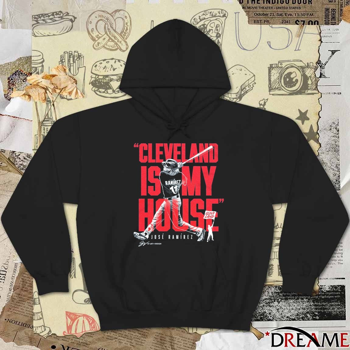 Cleveland Is My House Jose Ramirez Cleveland Guardians MLB t-shirt