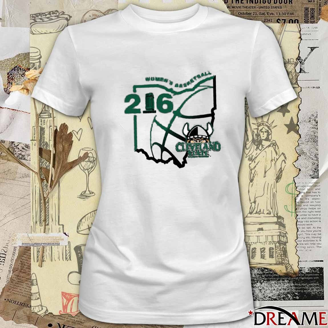 Cleveland State Vikings Women’s Basketball 216 t-shirt
