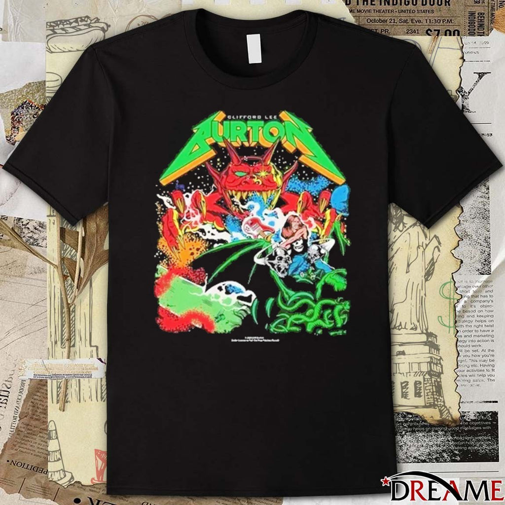 Clifford Lee Burton Superhero Metallica 2026 t-shirt