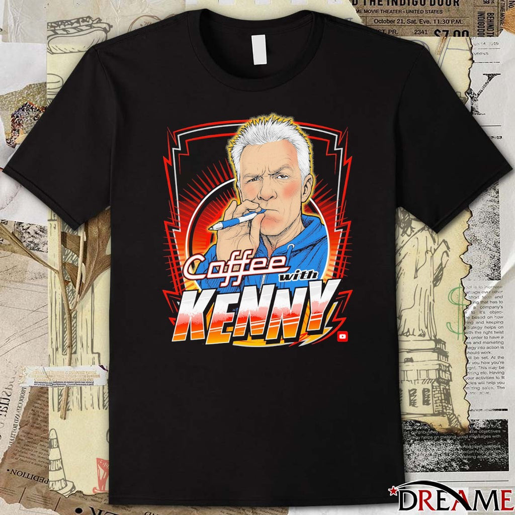 Coffee with Kenny NASCAR Jim France Graphic t-shirt