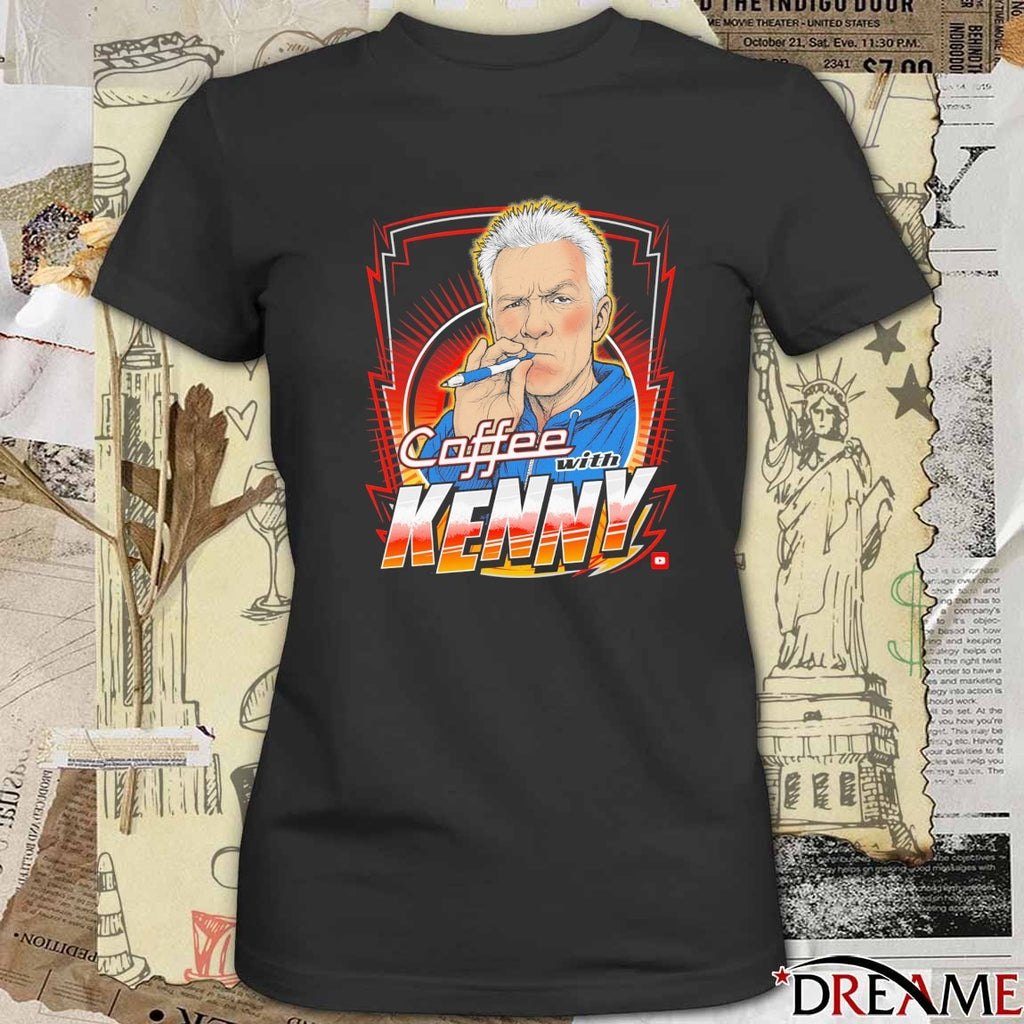 Coffee with Kenny NASCAR Jim France Graphic t-shirt