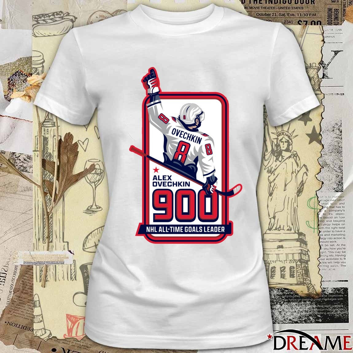 Congratulations Alex Ovechkin Washington Capitals 900 NHL All-Time Goals Leader t-shirt