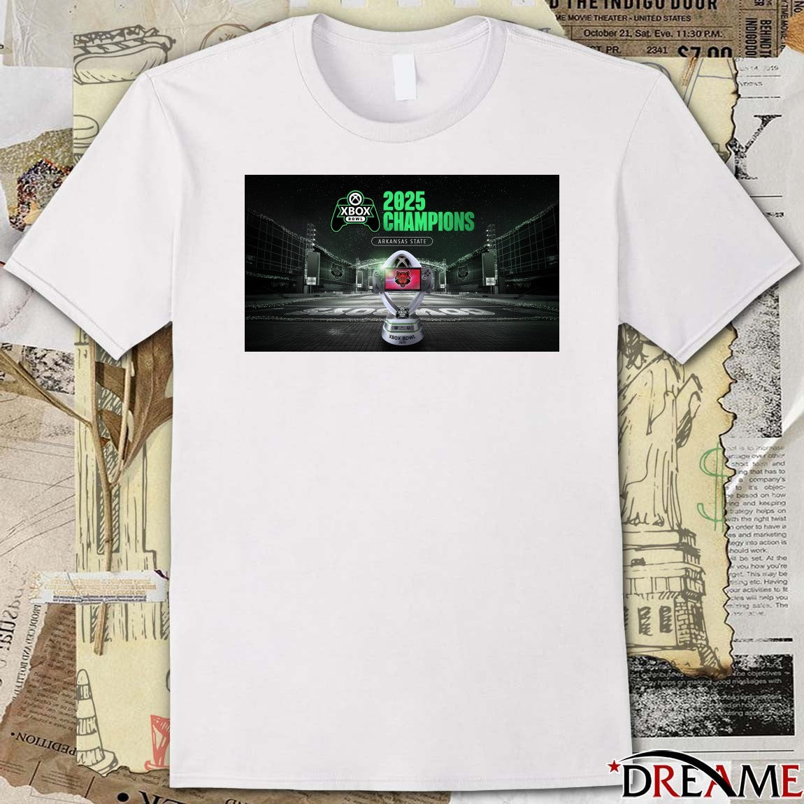 Congratulations Arkansas State Red Wolves 2025 Xbox Bowl Champions Poster t-shirt