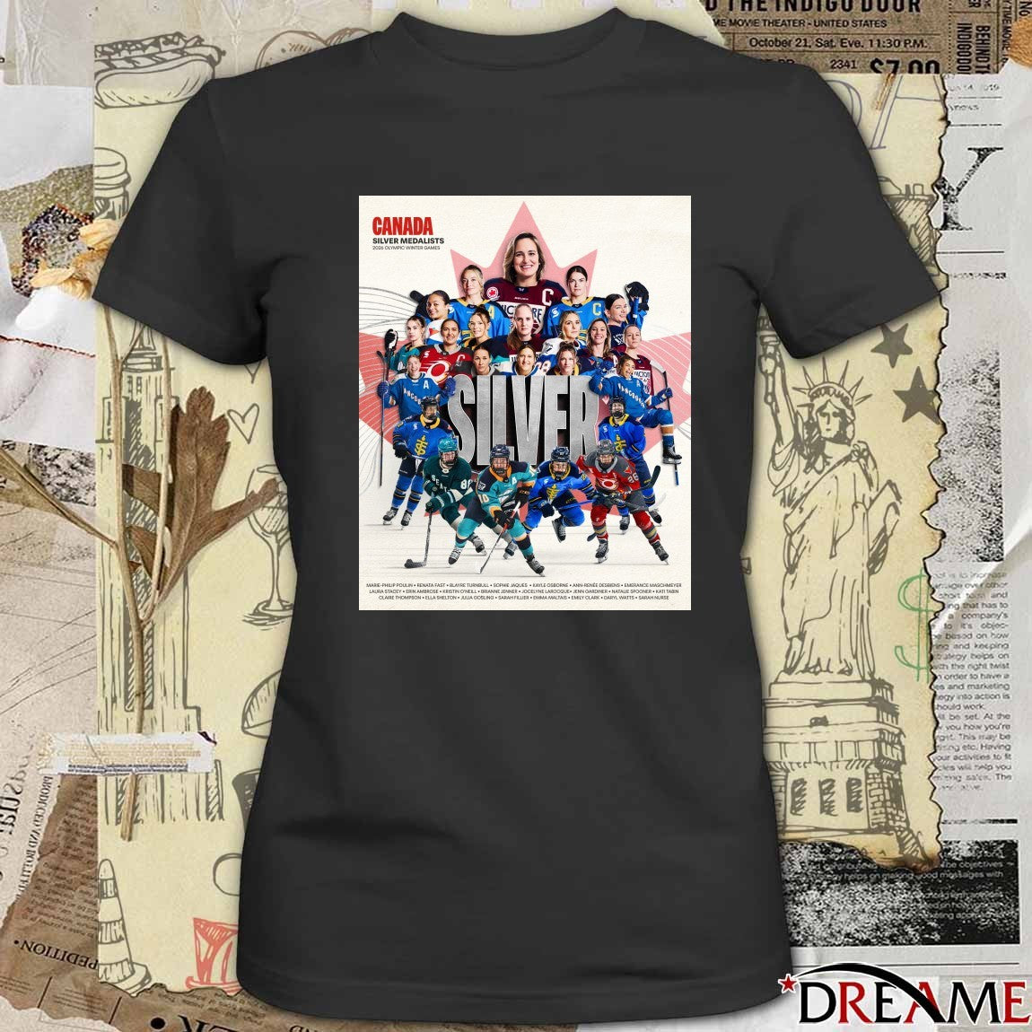 Congratulations Canada Played Silver Medalists 2026 Olympic Winter Games t-shirt