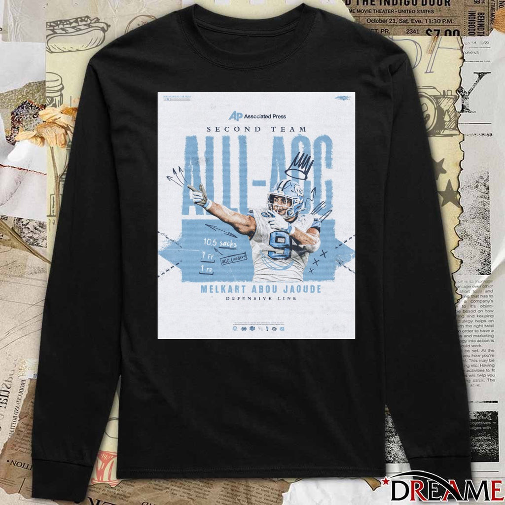 Congratulations Melkart Abou Jaoude Carolina Football Second Team All-ACC Poster t-shirt