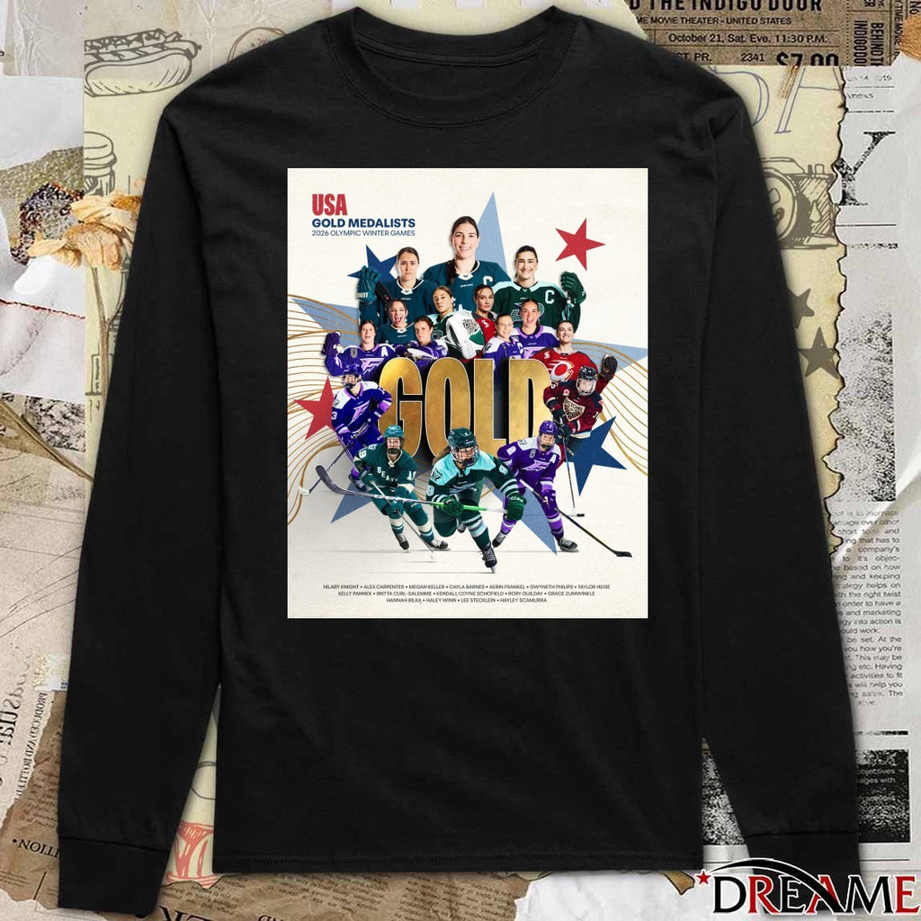 Congratulations The USA Played Gold Medalists 2026 Olympic Winter Games t-shirt
