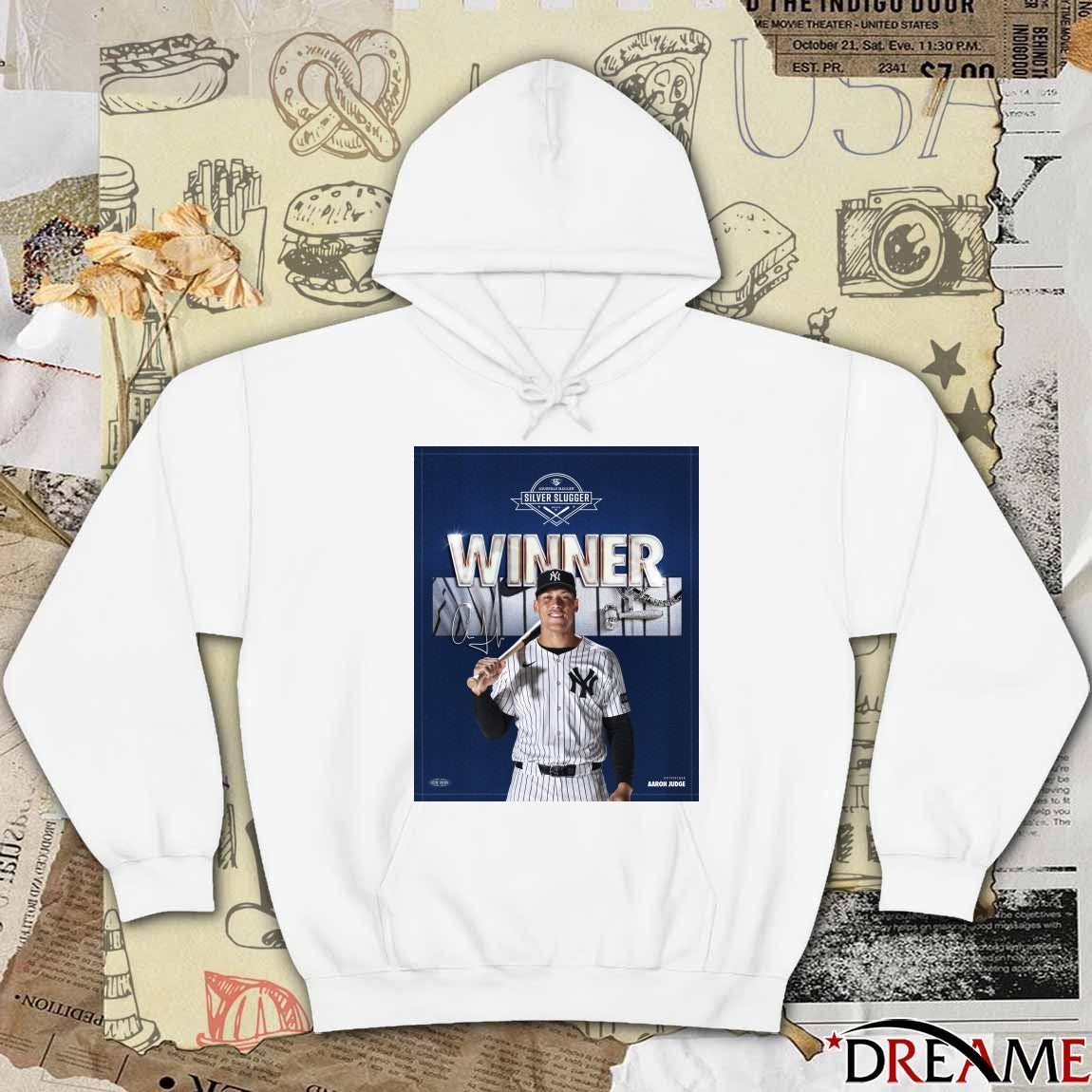 Congratulations To Yankees Aaron Judge On His Fifth Silver Slugger Award Signature Poster t-shirt
