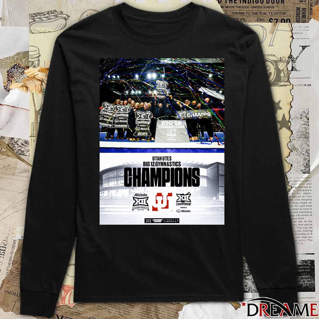 Congratulations Utah Gymnastics 2026 Big 12 Gymnastics Champions Poster t-shirt