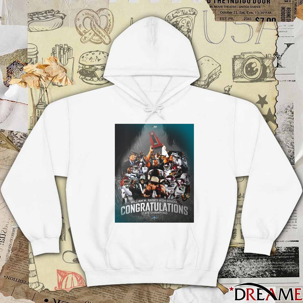 Congratulations William M. Raines High School Football State Champions 2025 Poster t-shirt