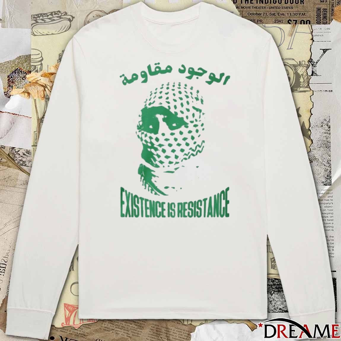 DJ Swamp Izzo Free Palestine Existence Is Resistance t-shirt