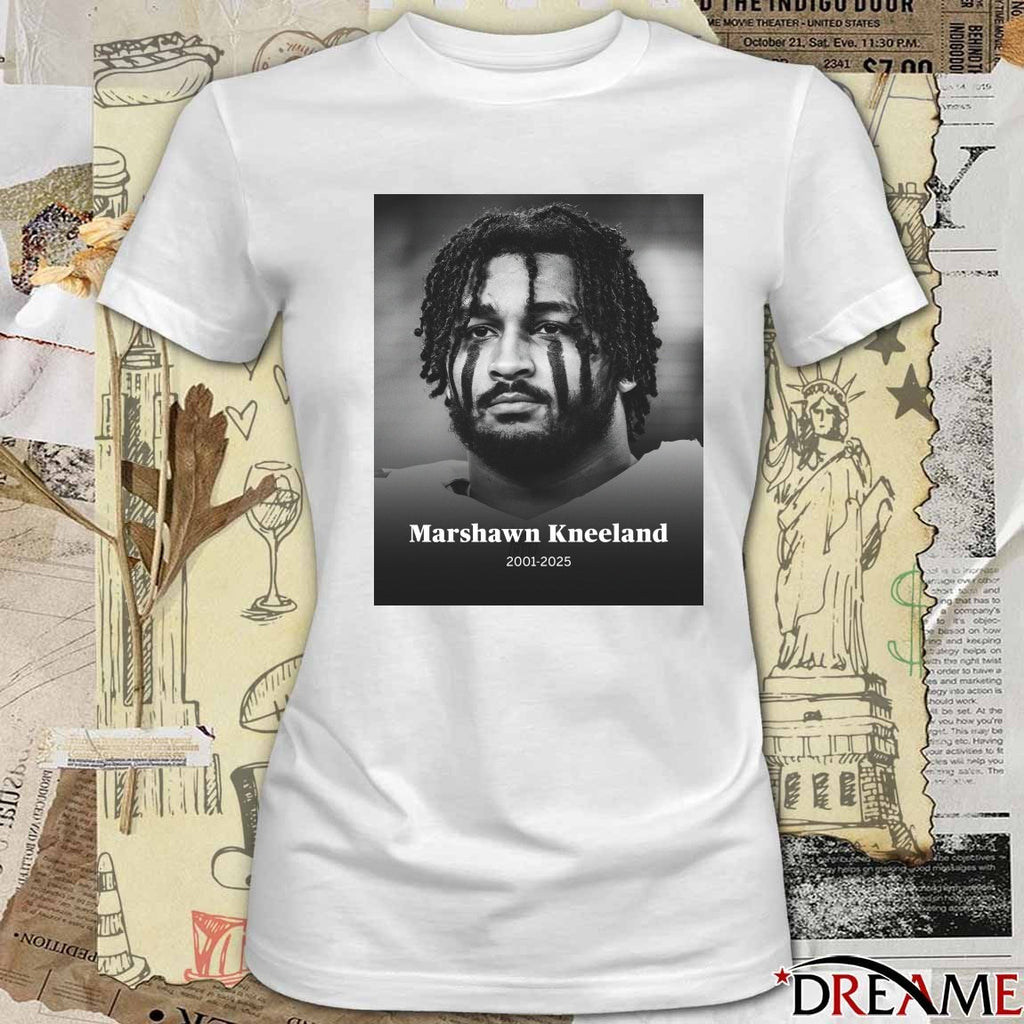 Dallas Cowboys Defensive End Marshawn Kneeland Died Thursday Morning 2001 – 2025 Poster t-shirt