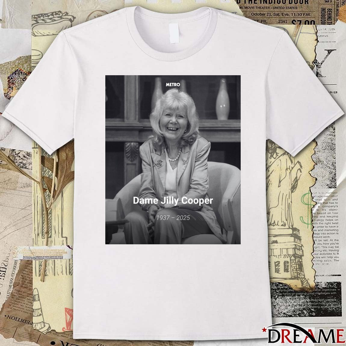 Dame Jilly Cooper Has Died Unexpectedly At The Age Of 88 1937 – 2025 Poster t-shirt
