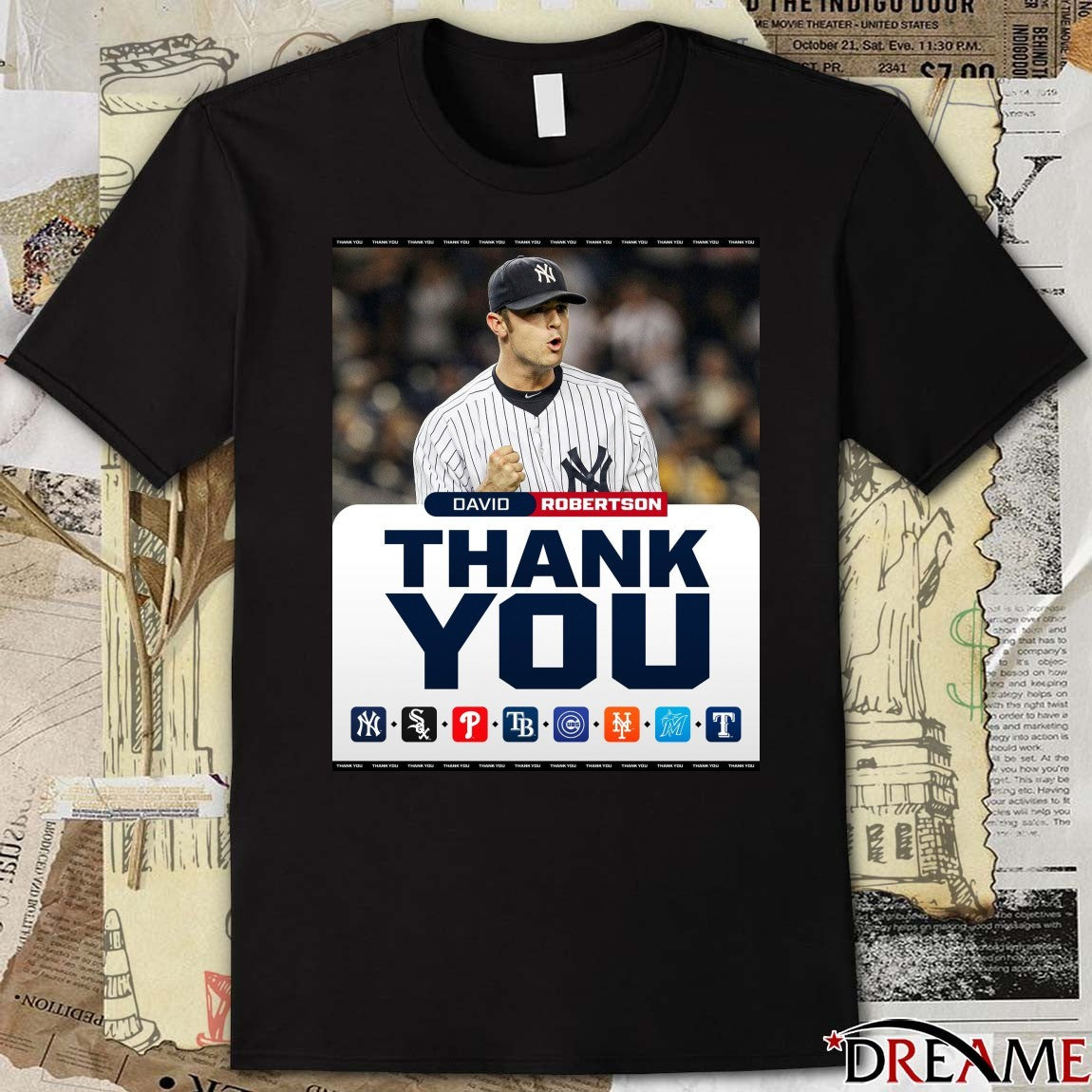 David Robertson Has Announced His Retirement After 17 Seasons Poster t-shirt