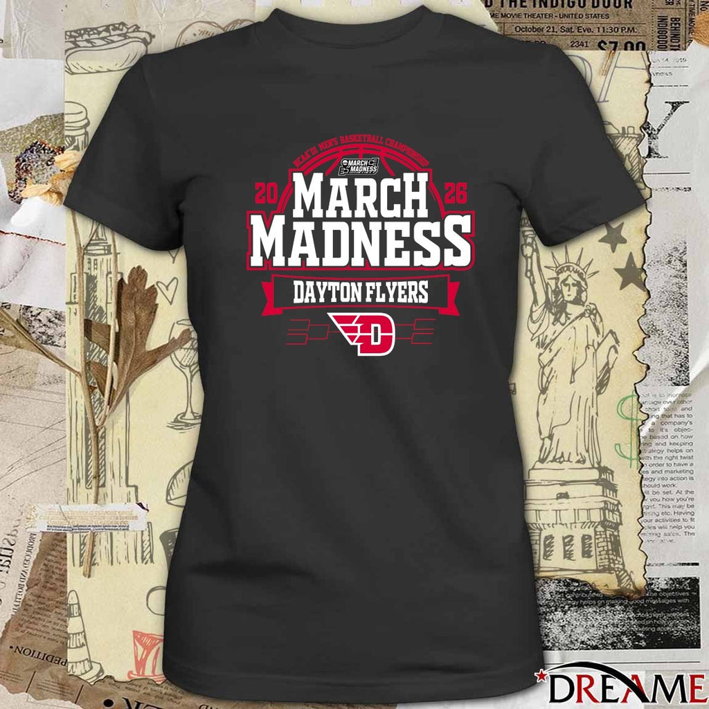 Dayton Flyers 2026 NCAA DI Men’s Basketball Championship March Madness Bound t-shirt
