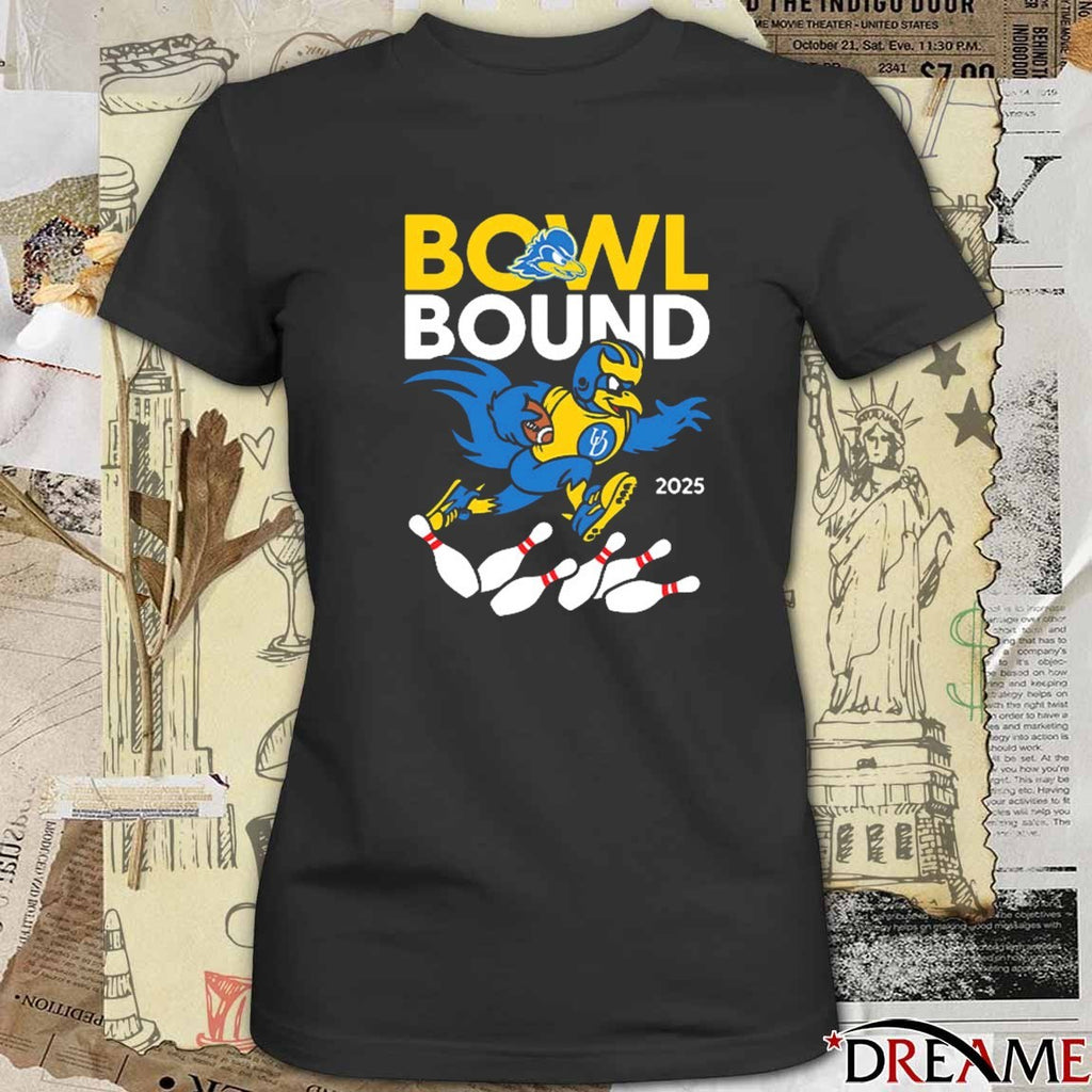 Delaware Blue Hens NCAA Football 2025 Bowl Bound Mascot t-shirt