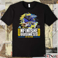 Delaware Fightin’ Blue Hens NCAA Football Jo Silver Unfinished Business t-shirt