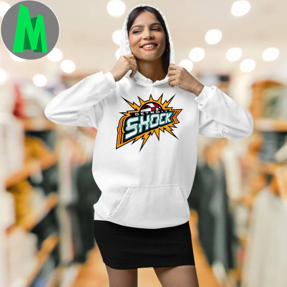 Detroit Shock WNBA Team Logo Basketball T-Shirt