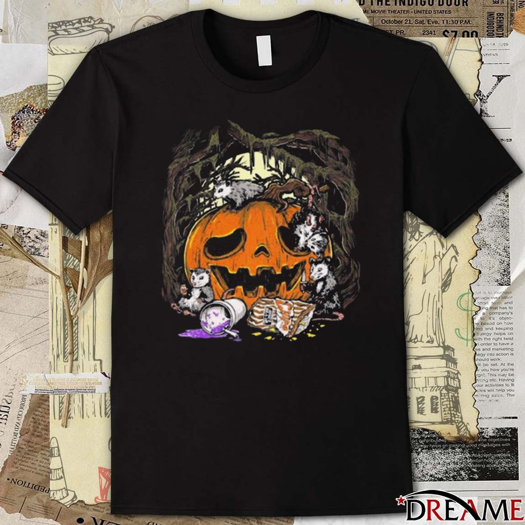 Dirty Coast New Orleans Halloween Tricks 2025 Painting t-shirt