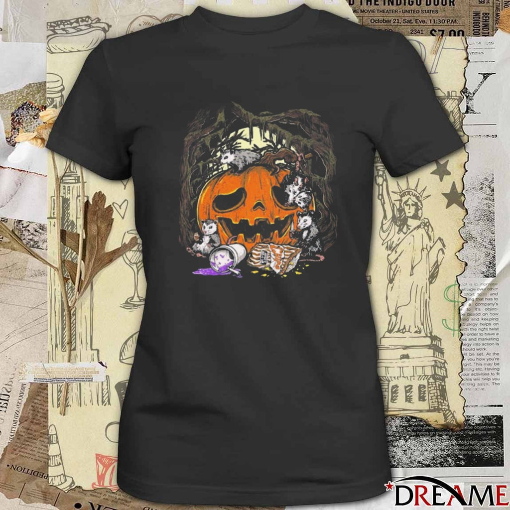 Dirty Coast New Orleans Halloween Tricks 2025 Painting t-shirt