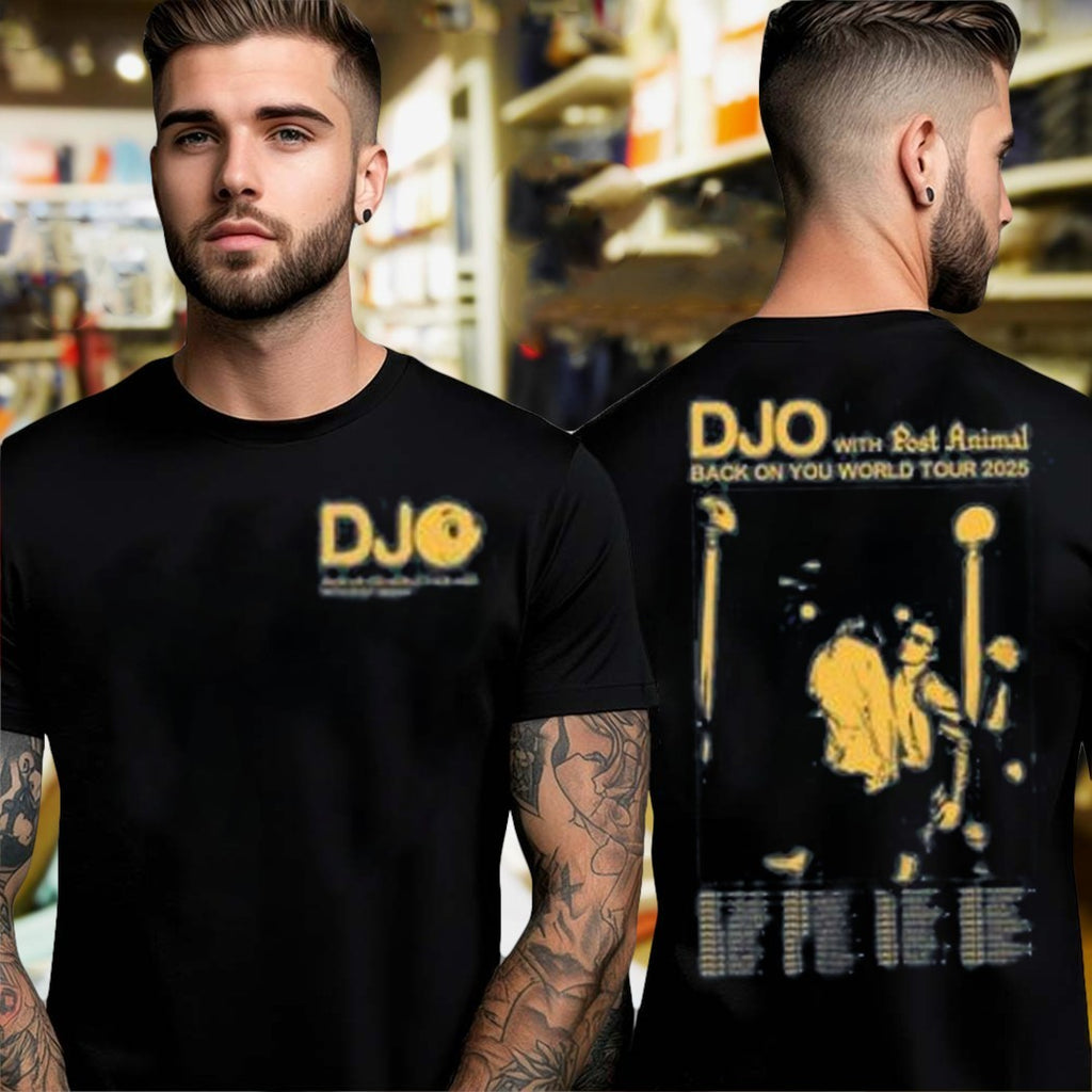 Djo Merch Store Back On You 2025 Tour Two Sided Shirt