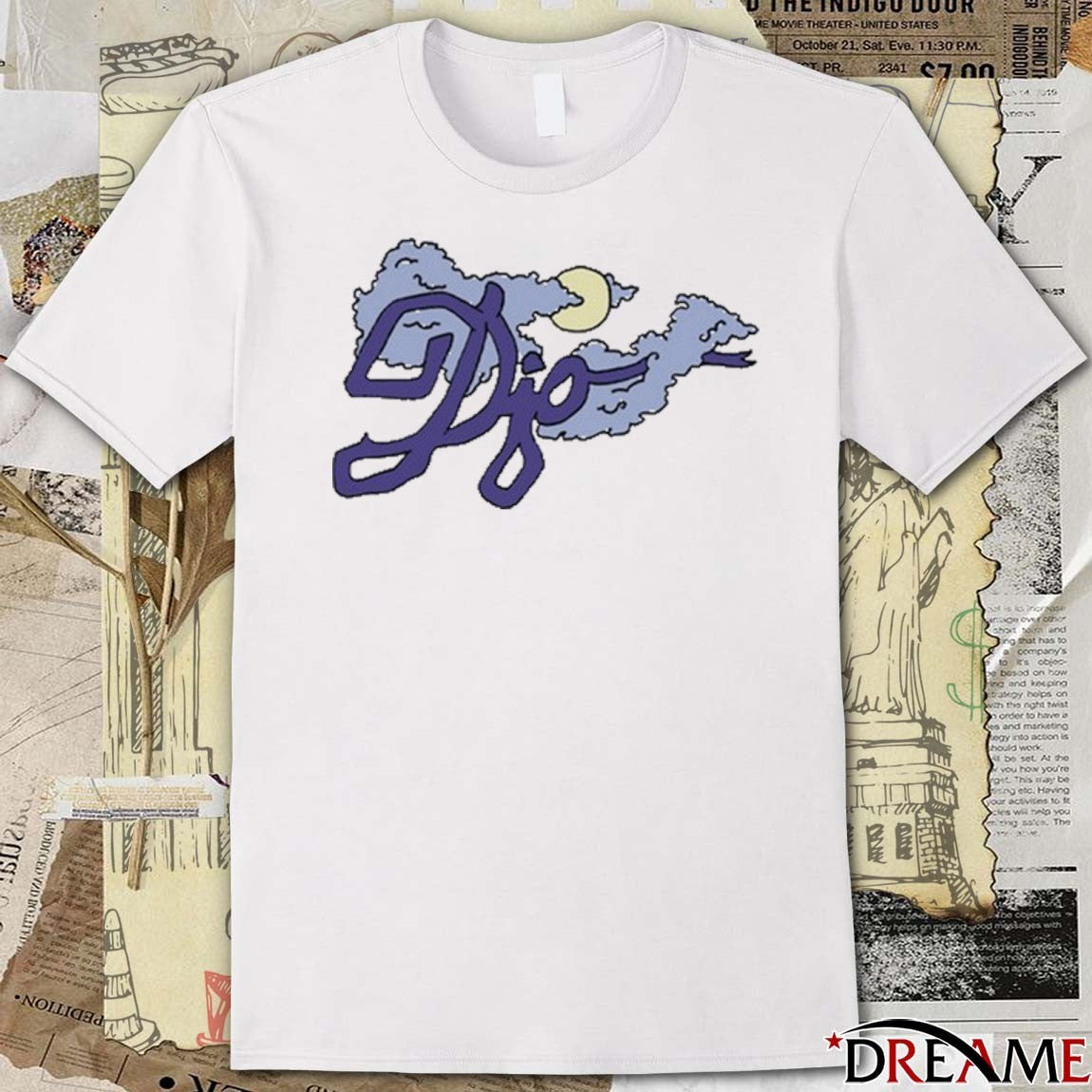 Djo Music Crux Deluxe Cityscape 2025 t-shirt