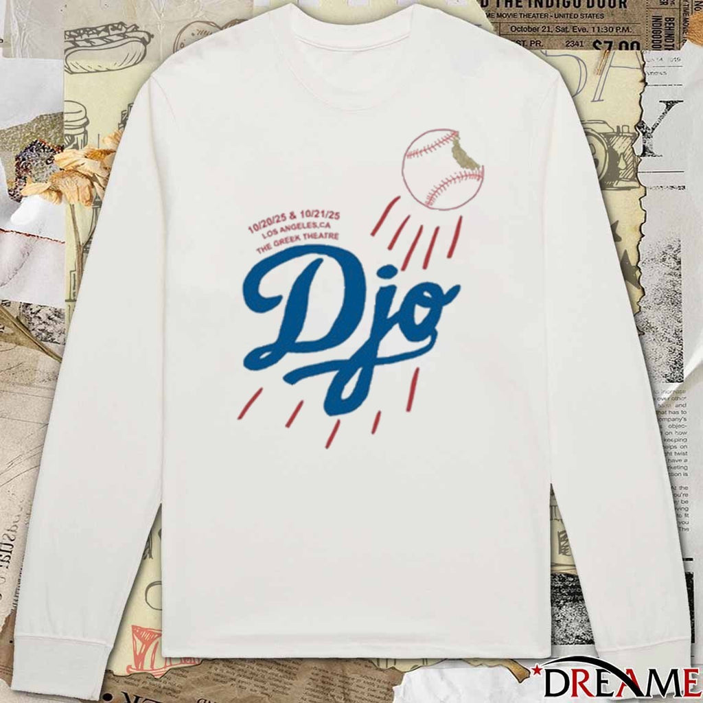 Djo Music Greek Theatre Los Angeles CA October 20-21 2025 t-shirt