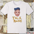 Dobby Vs J K Rowling They K Rowling Portrait t-shirt
