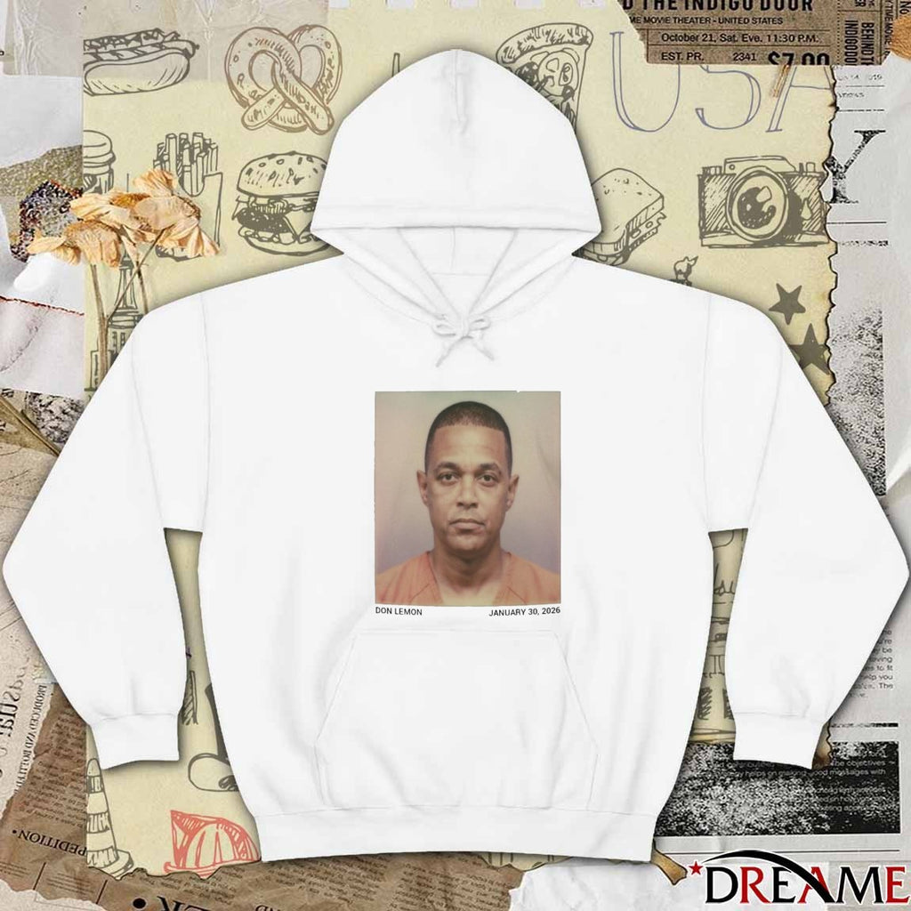 Don Lemon Mug Shot January 30 2026 t-shirt