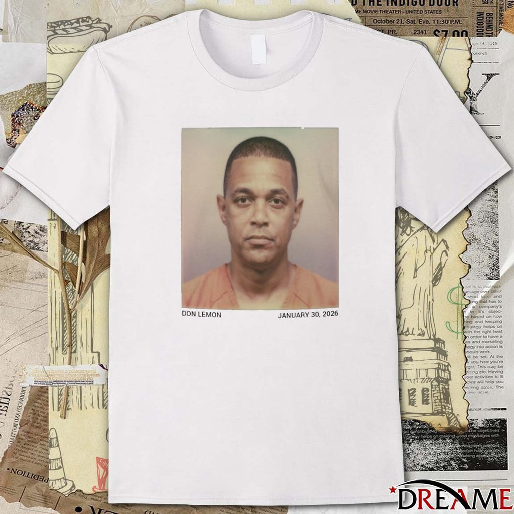 Don Lemon Mug Shot January 30 2026 t-shirt