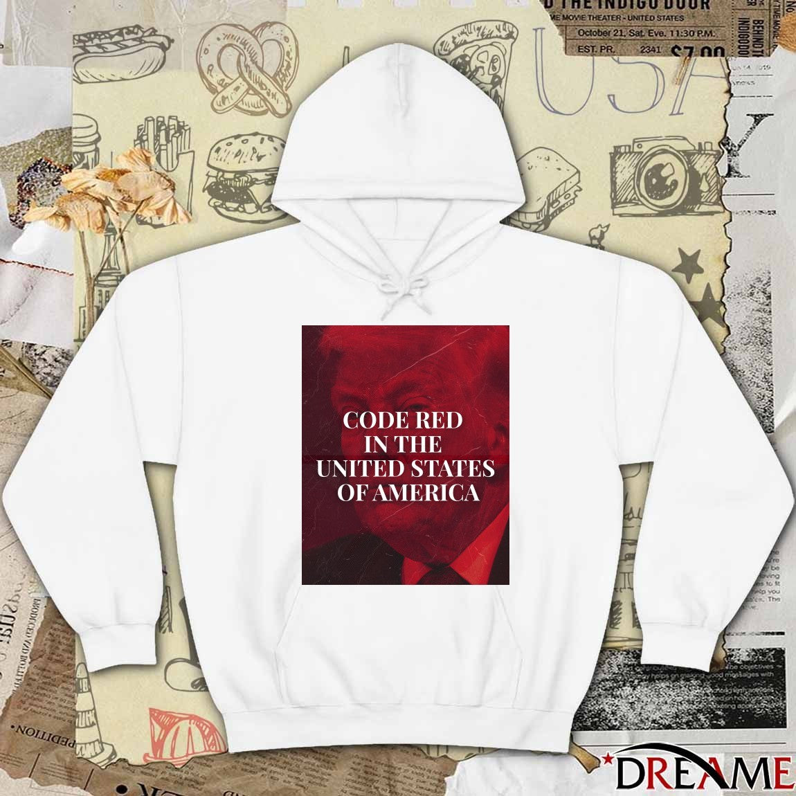 Donald Trump Code Red In The United States Of America t-shirt