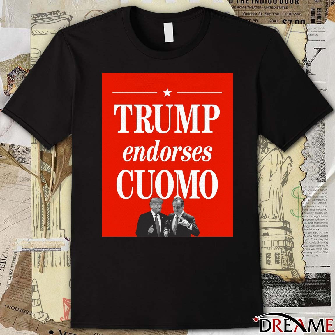 Donald Trump Endorses Cuomo Congratulations Andrew Cuomo 2025 Poster t-shirt
