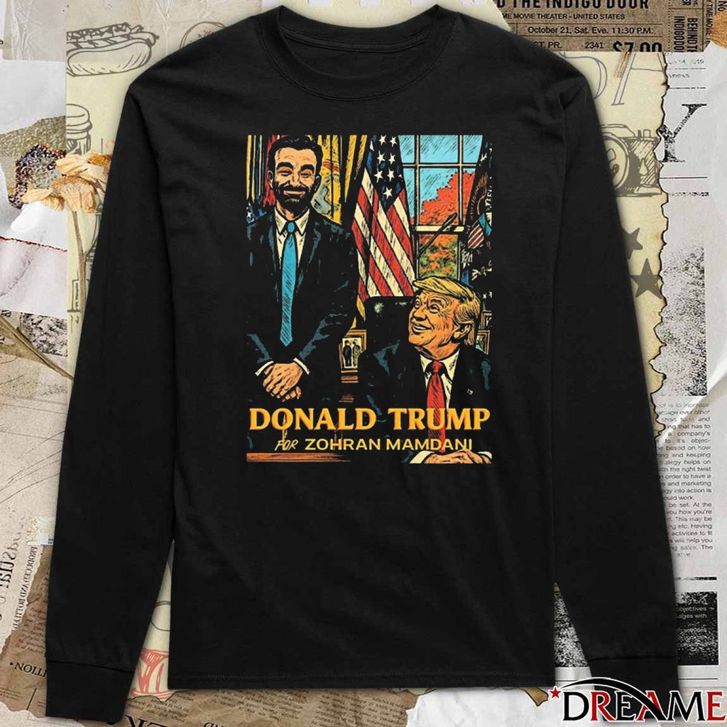 Donald Trump Likes Zohran Mamdani New York State Assembly Retro t-shirt