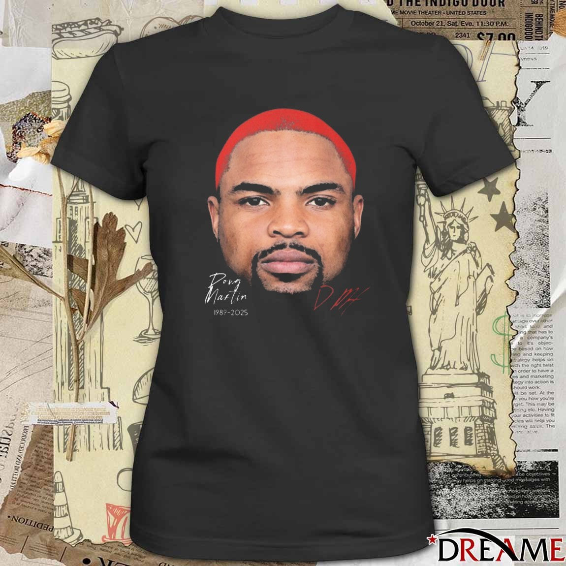 Doug Martin Rest In Peace 1989-2025 Signature t-shirt