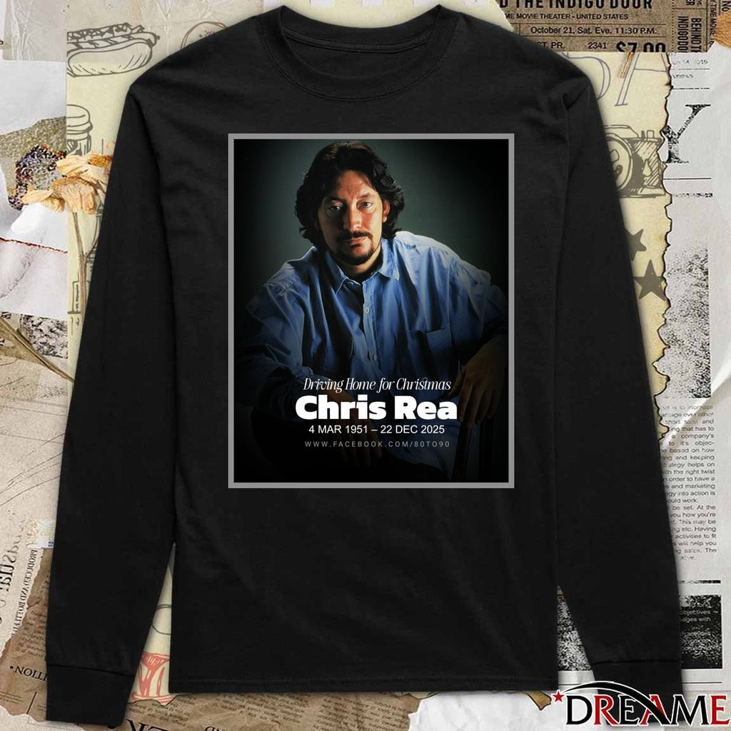 Driving Home For Christmas Chris Rea 3 March 1951 – 22 December 2025 Poster t-shirt