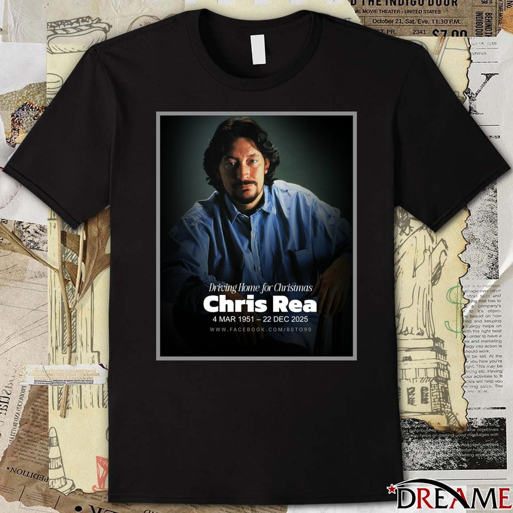 Driving Home For Christmas Chris Rea 3 March 1951 – 22 December 2025 Poster t-shirt