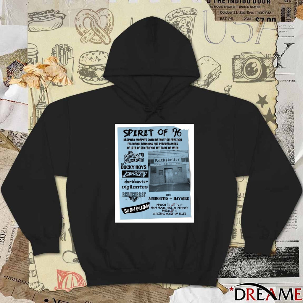 Dropkick Murphys 30th Birthday Celebration Spirit of ’96 March 13 – 15 2026 Poster t-shirt