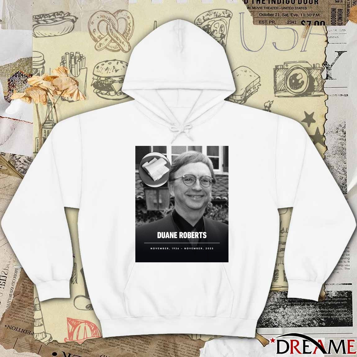 Duane Roberts The Inventor Of The Frozen Burrito Has Died At 88 Years Old 1936 – 2025 Poster t-shirt