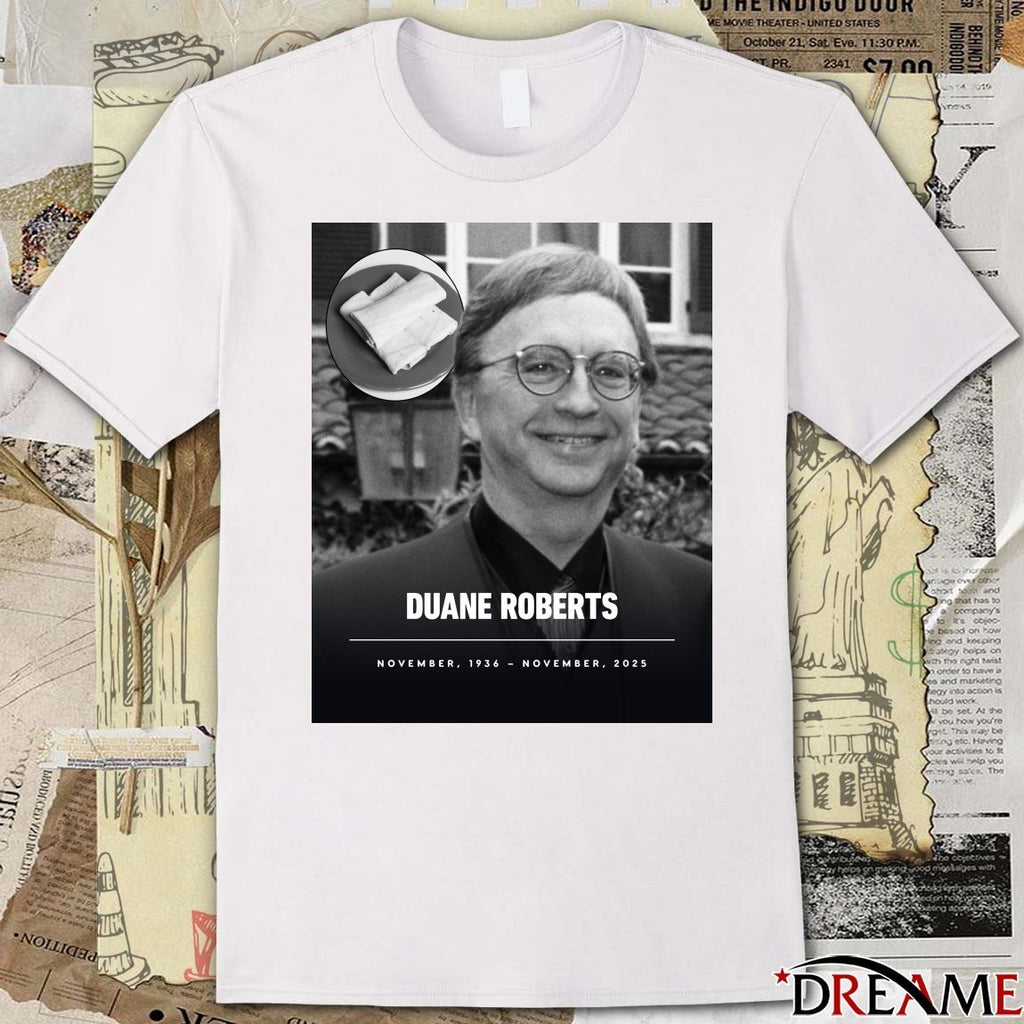Duane Roberts The Inventor Of The Frozen Burrito Has Died At 88 Years Old 1936 – 2025 Poster t-shirt